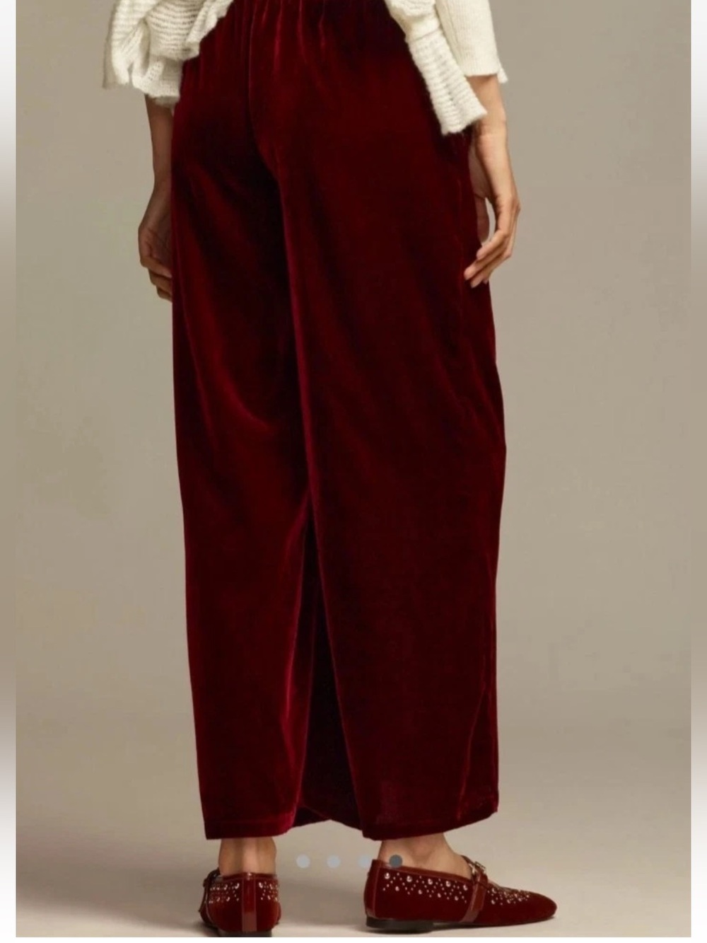 Anthropologie Somerset Pants Plum Velvet
Wide Leg Large NWT - Picture 3 of 10